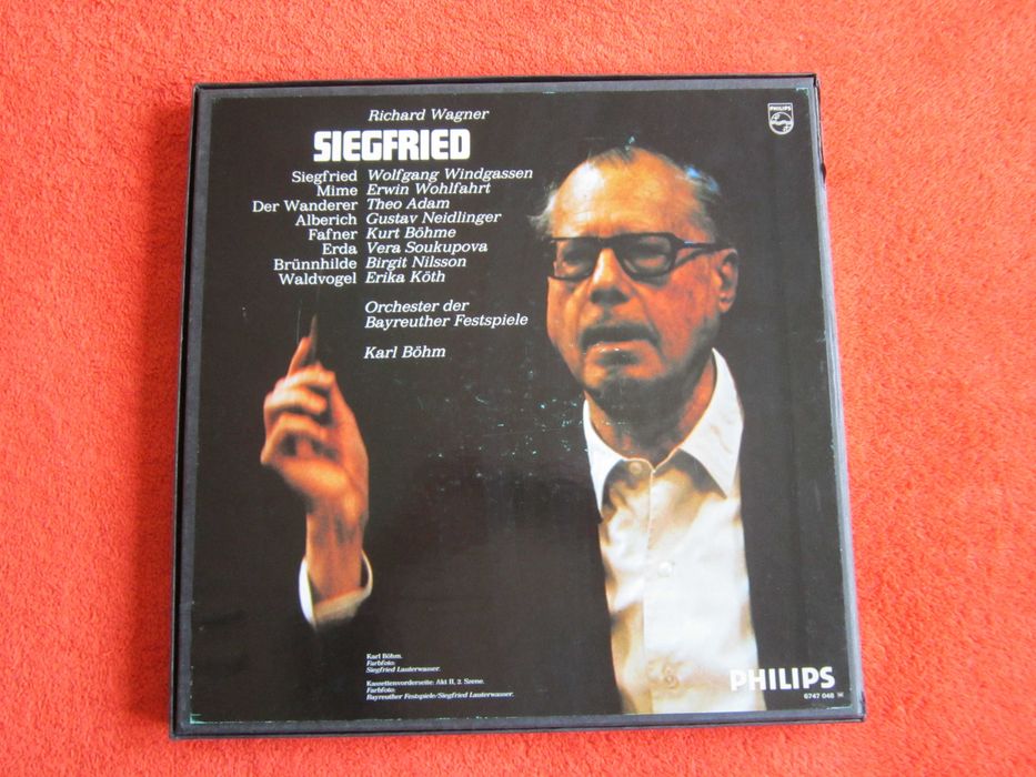 rar vinil  Siegfried Wagner dir. Karl Bohm 4LP Festival Bayreuth 1973