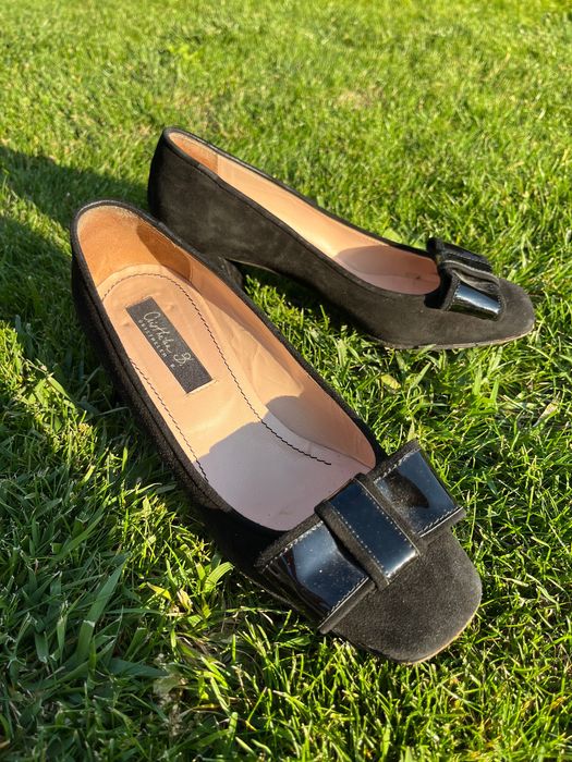 Pantofi Musette piele intoarsa