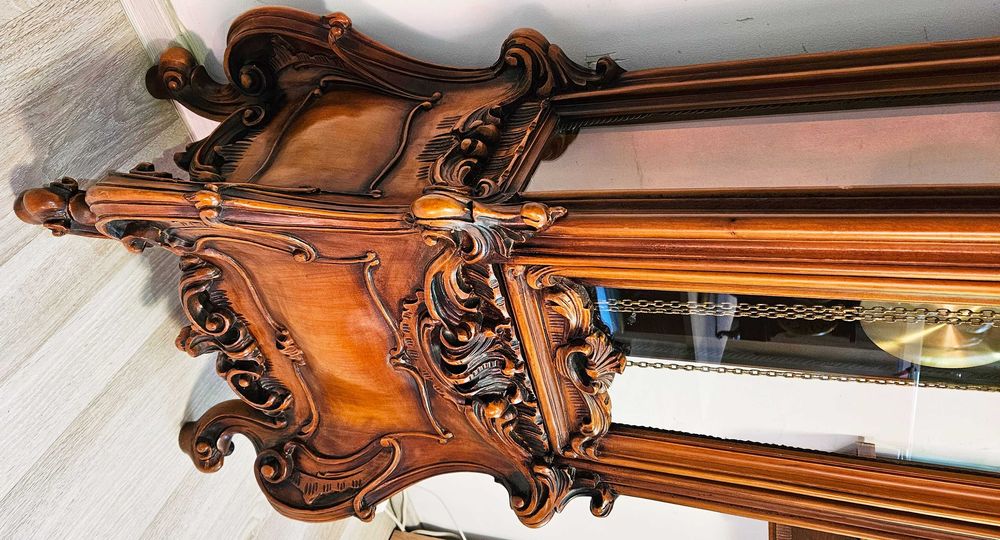 Ceas de podea cu pendul si 3 greutati Italia