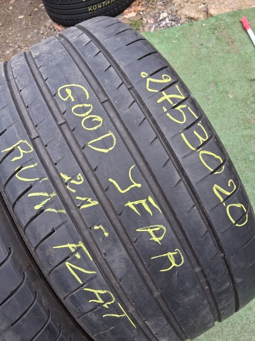 275 30 20 GOOD YEAR 2бр летни дот 2021г  RUN FLAT