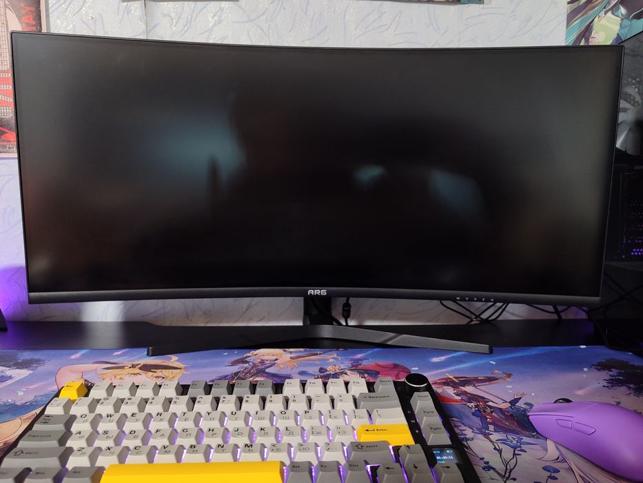 Монитор 34" ARG MG34WQ180 черный