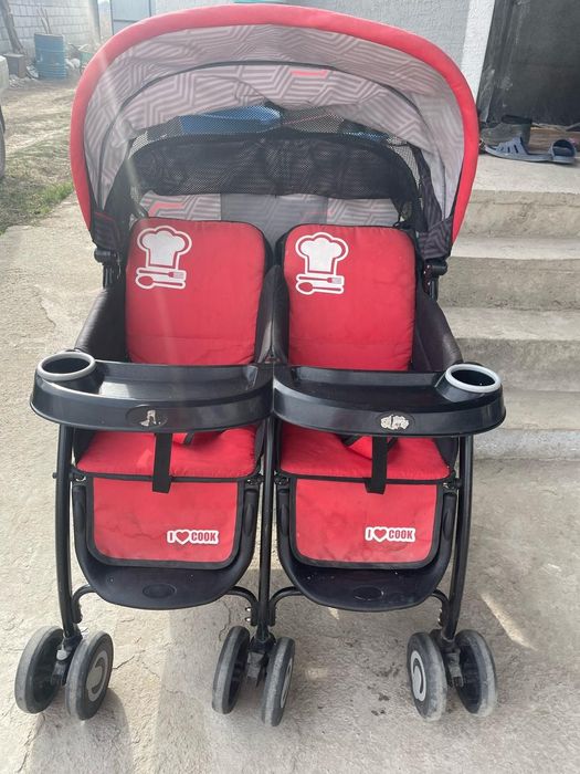 коляска для двойни