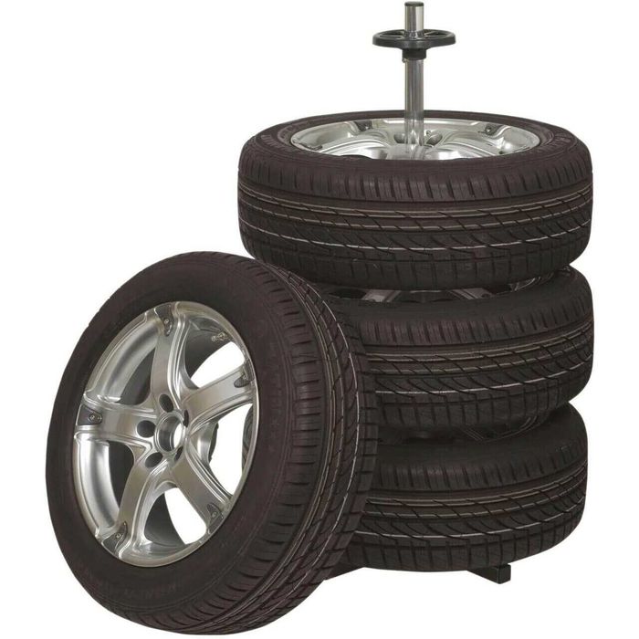 Stand suport vertical pentru 4 anvelope roti depozitare