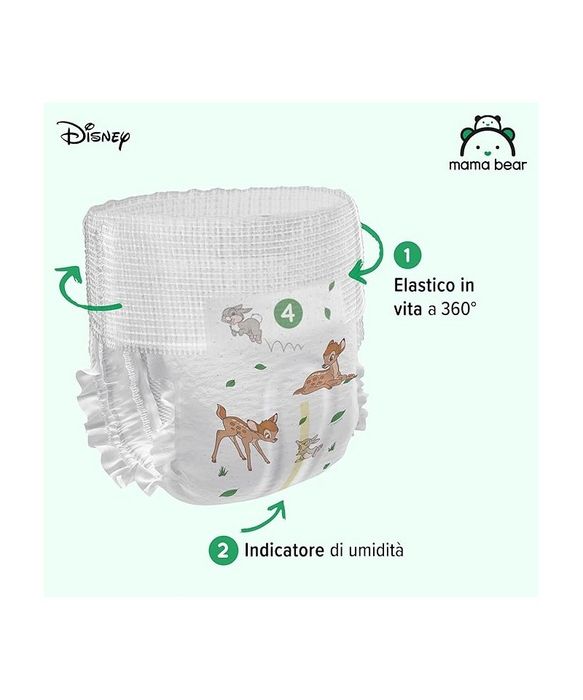 Scutece chilotel, Mama Bear Disney, marimea 4, 80 buc/set