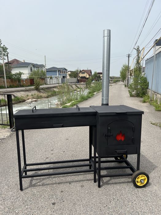 Мангал и печь для казана