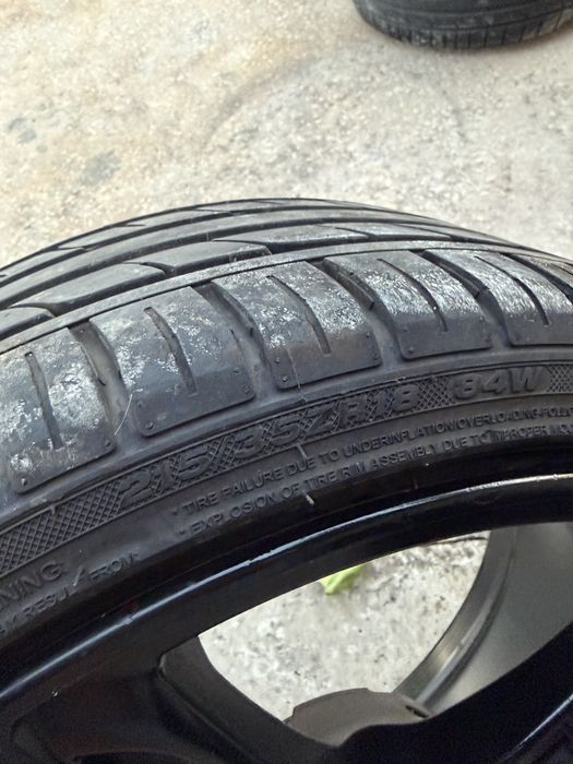 Оригинални джанти Platin 5x100 18цола с летни гуми