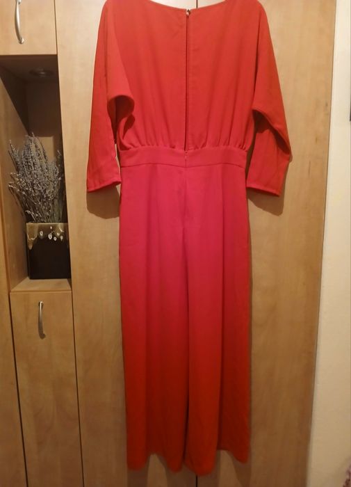 Стилен гащеризон - пола-панталон, червен, на гр. бранд ACCESS FASHION.