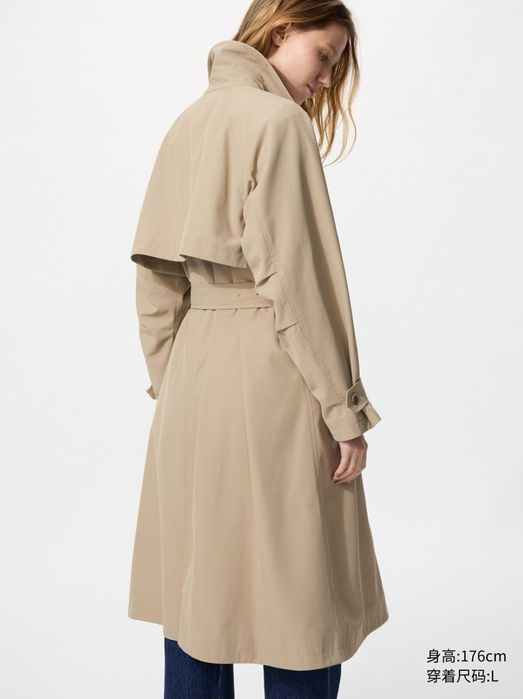 Uniqlo пальто-тренч