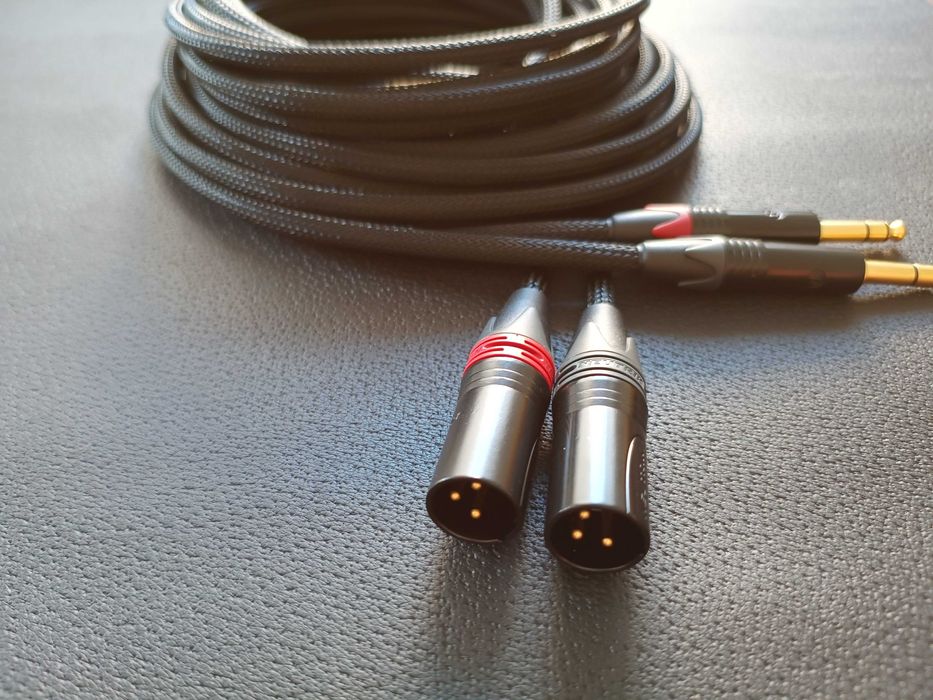 Cablu Audio Profesional Canare cu conector Neutrik XLR - Jack 6.3 mm