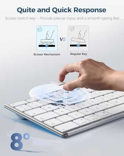 Нова жична USB Type-C клавиатура за лаптоп MacBook iMac Mac mini QWERTY UK