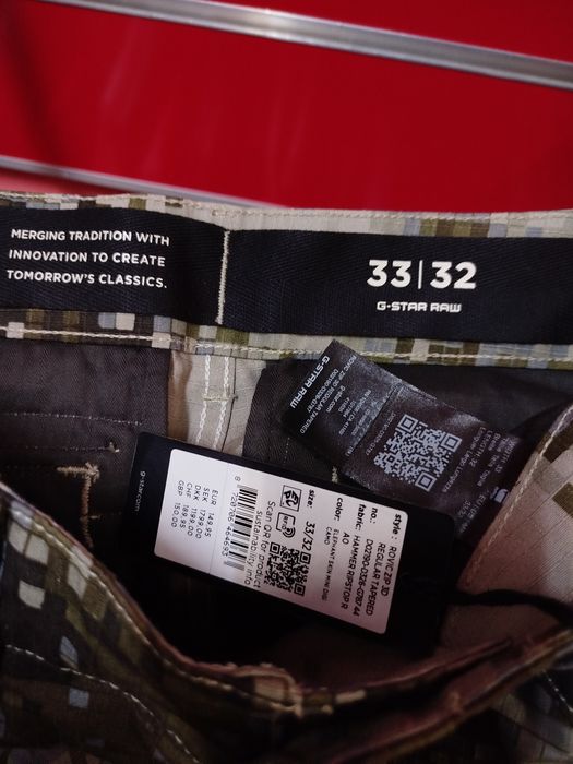 Оригинален панталон G-Star Raw Rovic W30 W31 W32 W33 Zip карго мъжки