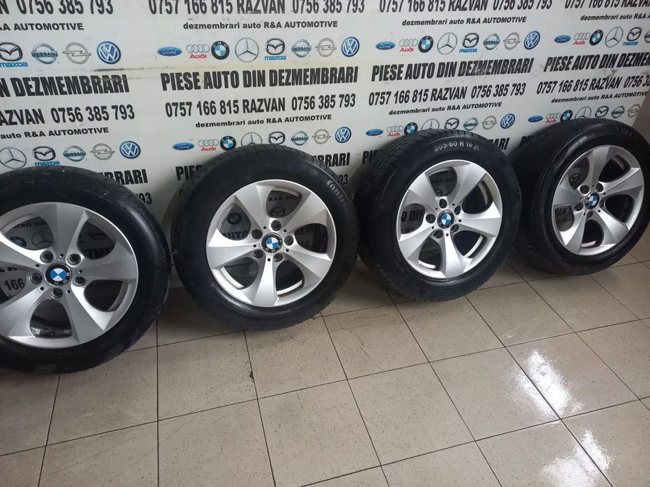 Jante Aluminiu Bmw 205/60/R16 5*112 Jante Bmw R16 F20 F21 F30 F31 F32 F33 F34 F36 F10 F11 Etc - Dezmembrari Arad