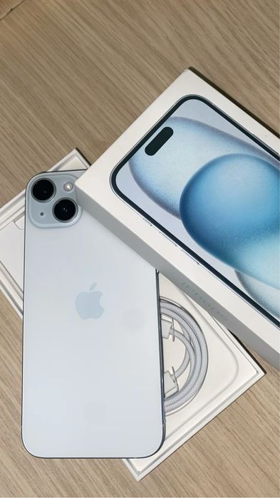 iPhone 15 128GB Blue – Отлично състояние