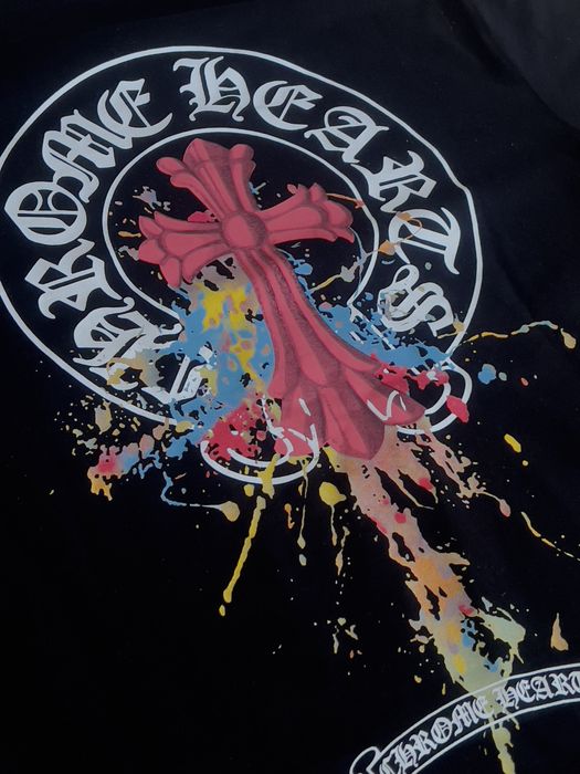Chrome Hearts Tricou Multicolor Cross, Marime S