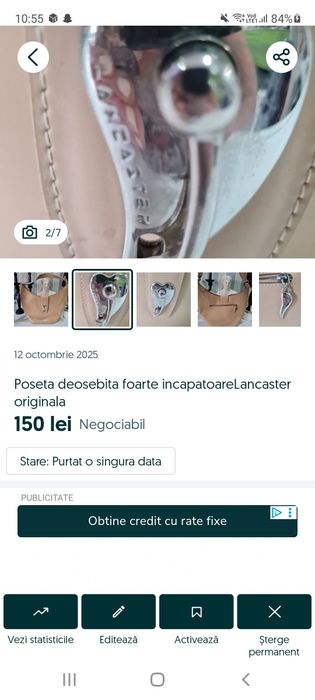 Poseta originala Lancaster