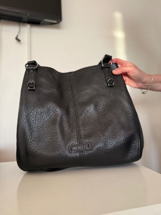 Geanta de piele Musette