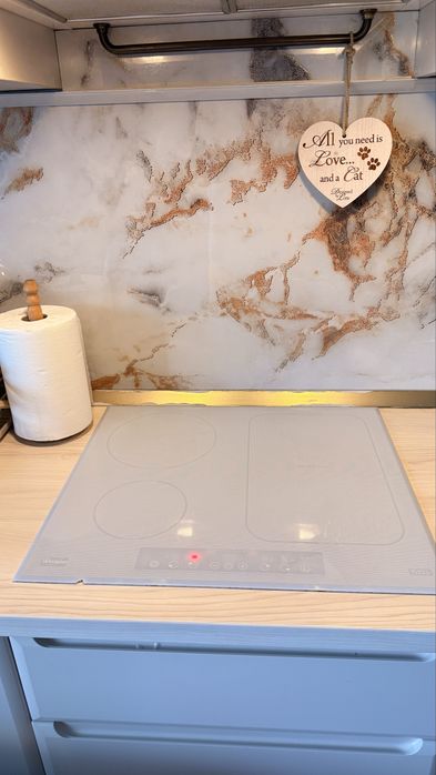 Vand Plită inducție Whirlpool ACM808/BA/WH, 58 cm, 7.2 kW, FlexiCook, Booster, albă