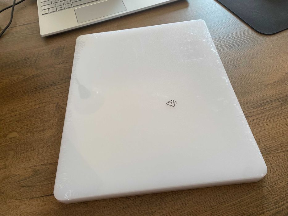 Готварска дъска за рязане Gastro Norm 1/2 бяла HDPE Metro Professional