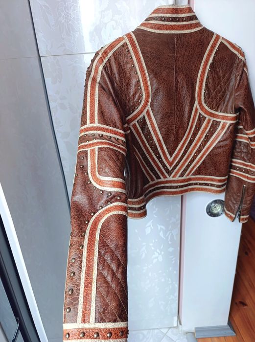 Уникално кожено яке от телешка кожа