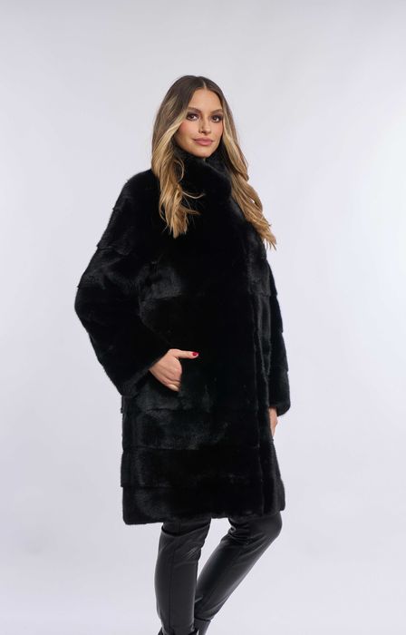 Haină blană de nurcă / vizon Black Diamond m.S-M