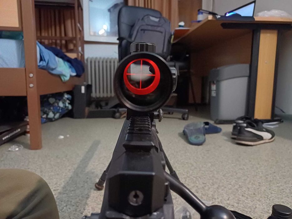 Replica Sniper Airsoft + luneta 3x9x42 + bipod - nou, garantie 2 ani