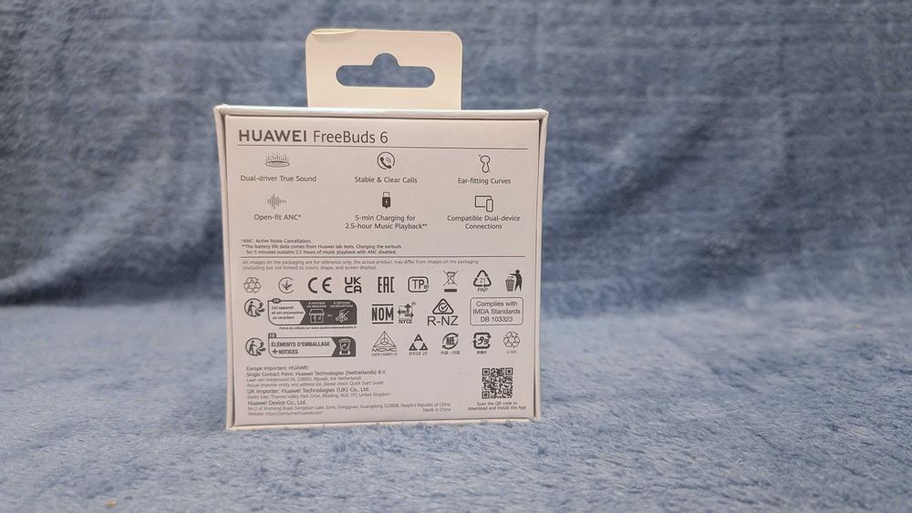 Huawei FREEBUDS 6  слушалки с микрофон. НЕРАЗОПАКОВАНИ