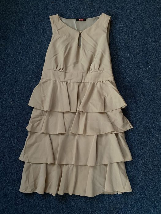 rochie eleganta bej