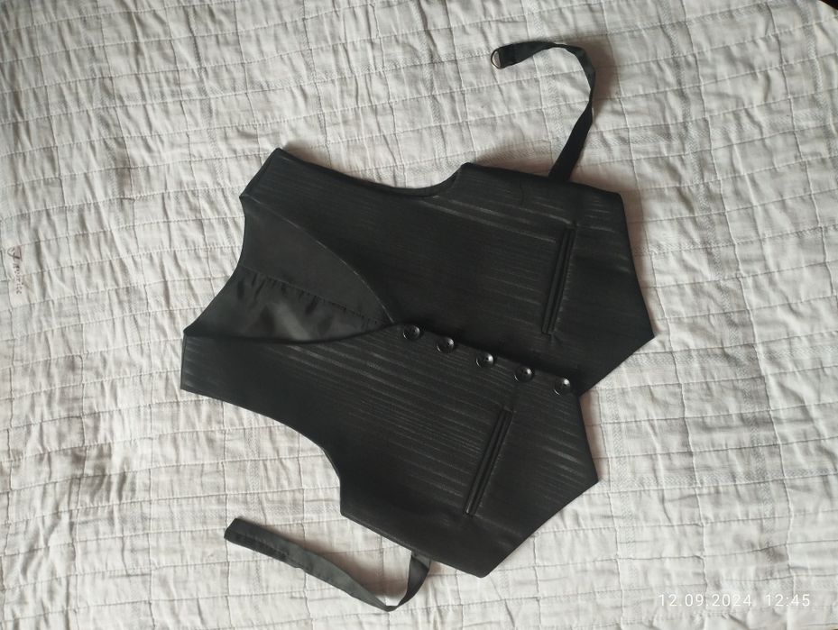 Костюм тройка черный