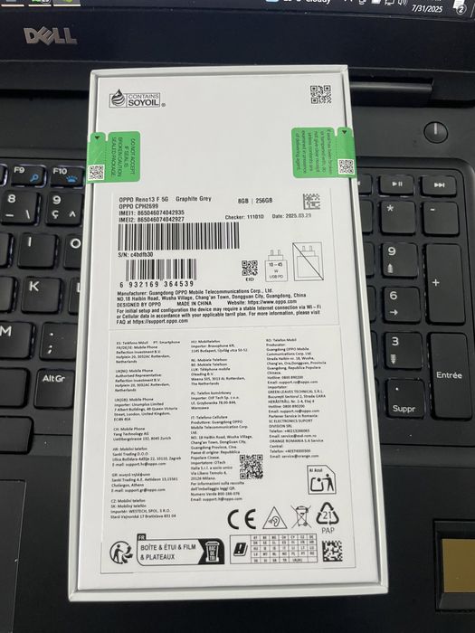 Oppo Reno 13 F 5G nou