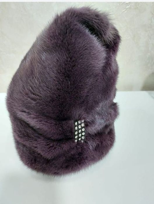 Новая Женская  Норковая Шапка-20 000тг