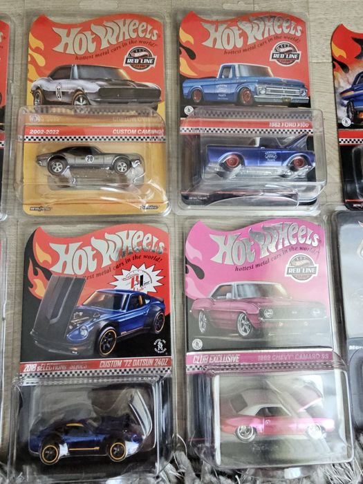 Hot Wheels Red Line Club Cars колекционерски колички 1:64 premium RLC