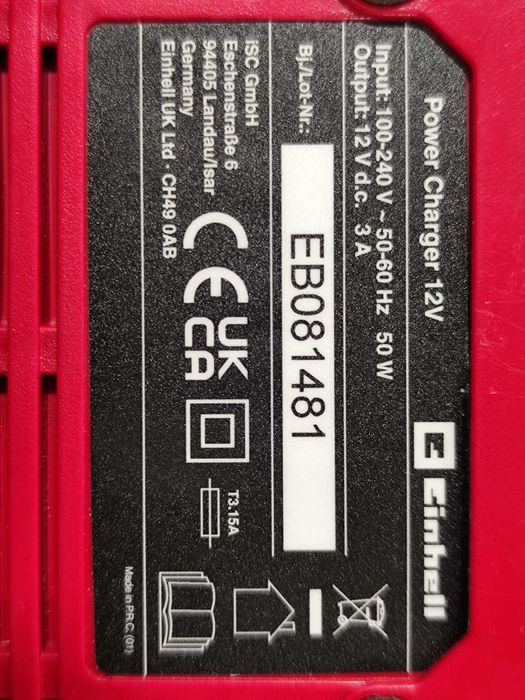 Einhell TE-CD 12/1 Li Акумулаторен винтоверт, 1x2.0Ah, 12V батерия