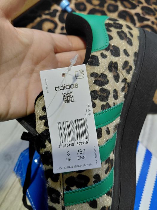 Adidas superstar vintage leopard