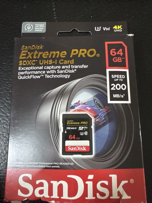 Продам SD disk 64 gb новый