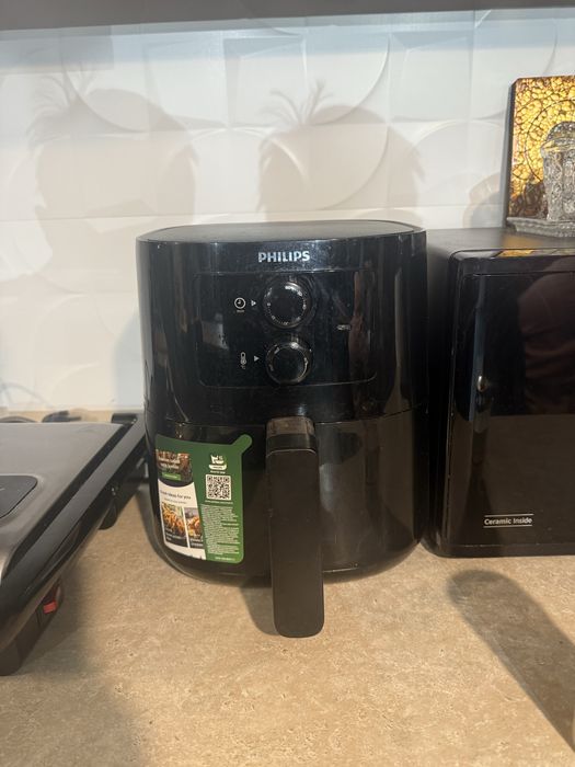 Airfryer Philips Essential HD9200/90, 1400 W, negru