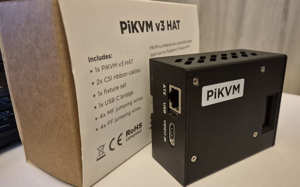 PiKVM V3  Pre ansamblat cu Raspberry Pi 4 cu 8Gb ram inclus in device