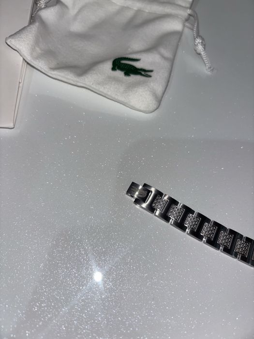 Brățară Lacoste, silver, pentru bărbați, cu accesorii