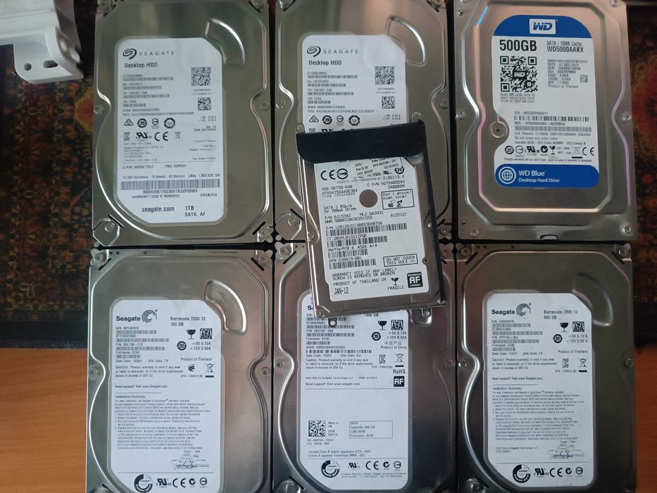 Hdd 2.5" 160Gb/500Gb/1Tb