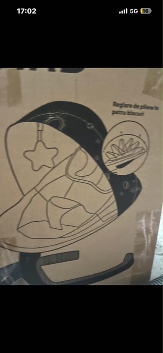 Leagan electric bebelus