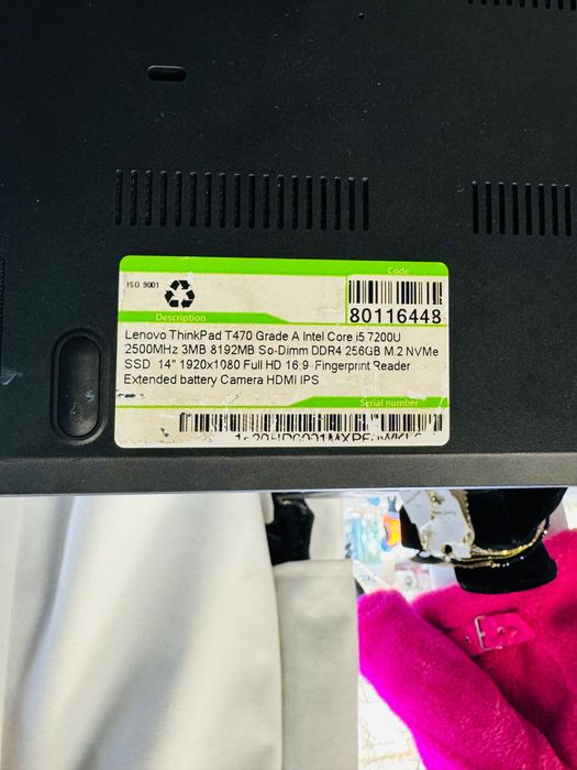 Лаптоп lenovo thinkpad като нов