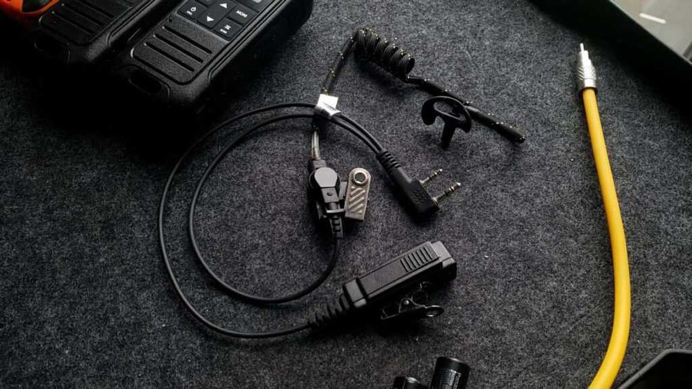 Baofeng F22 2 Микро преносимо радио PMR446 LCD дисплей Type-C черен