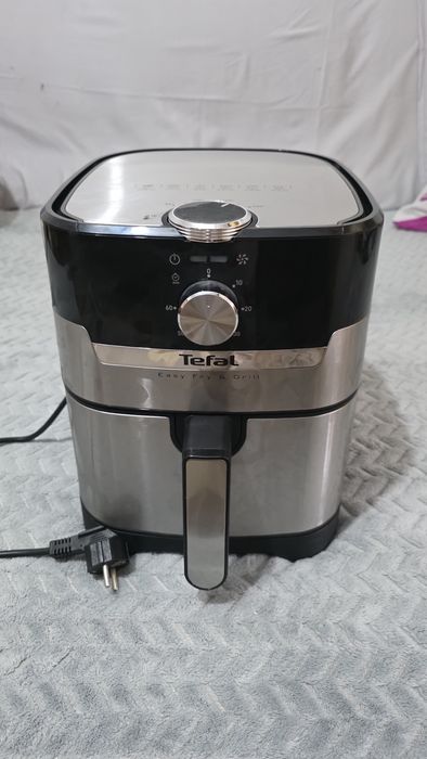 Friteuza cu aer cald EASY FRY & GRILL 2 in 1 Tefal EY501D15, 1400W, 4.