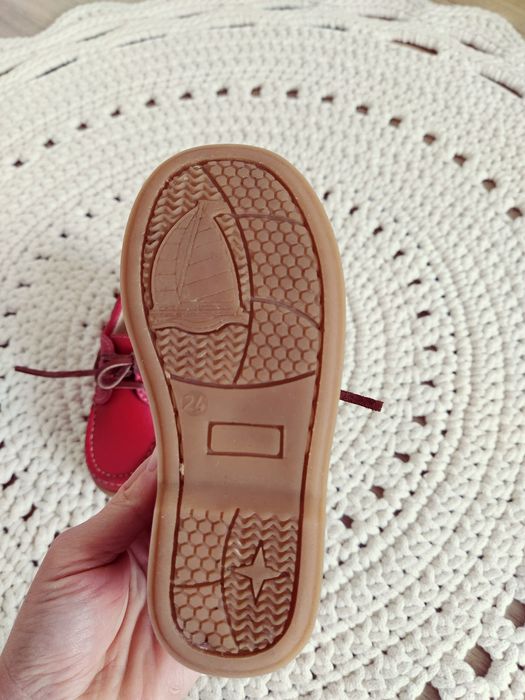 Pantofi copii mărimea 24 nautic din piele