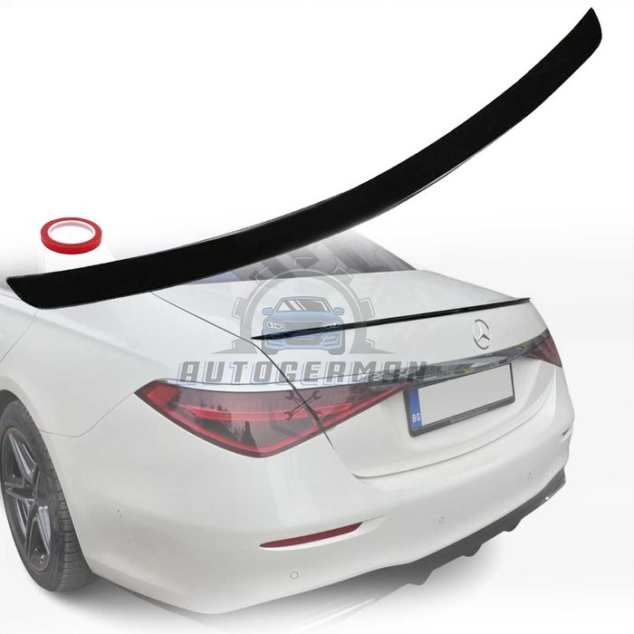 Спойлер W223 Mercedes - Benz AMG style S - class  крило за в223 амг