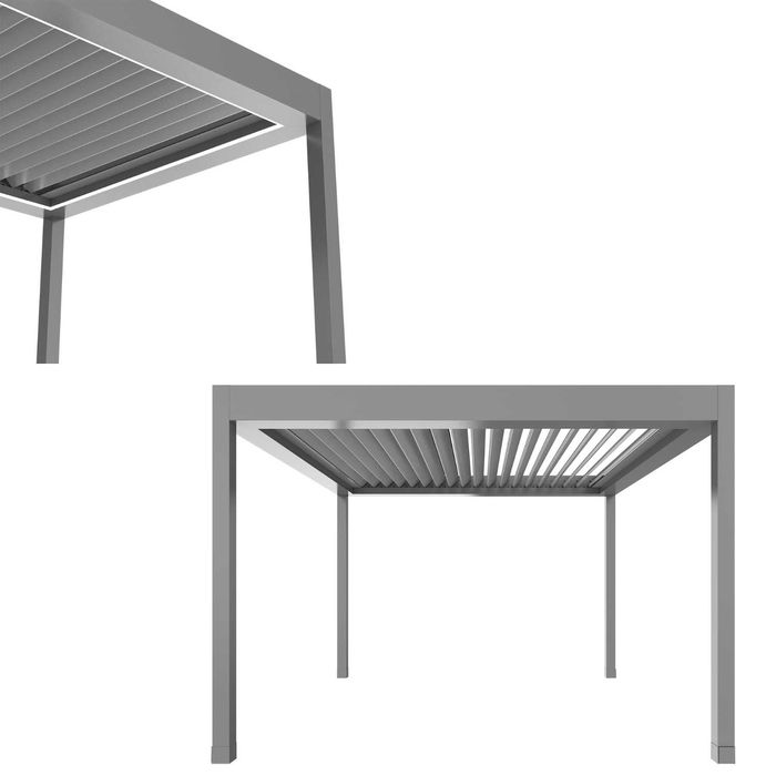 Bioroof naves pergola tent Биоклиматическая пергола биоклиматика навес