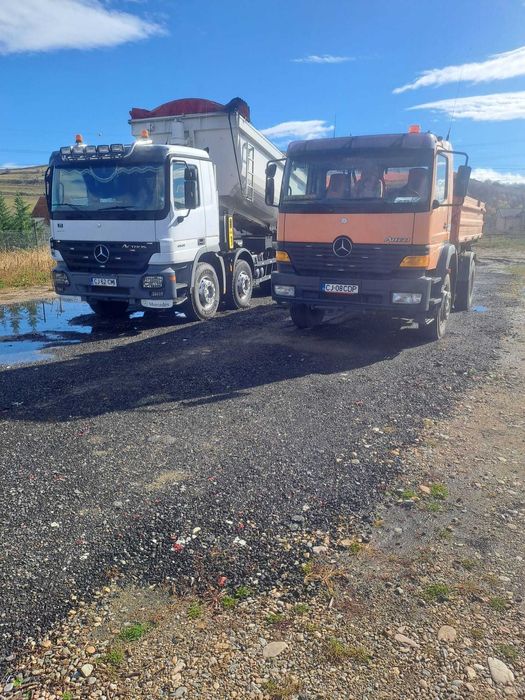 Transport marfă cu basculante de 18 Tone și 8x4