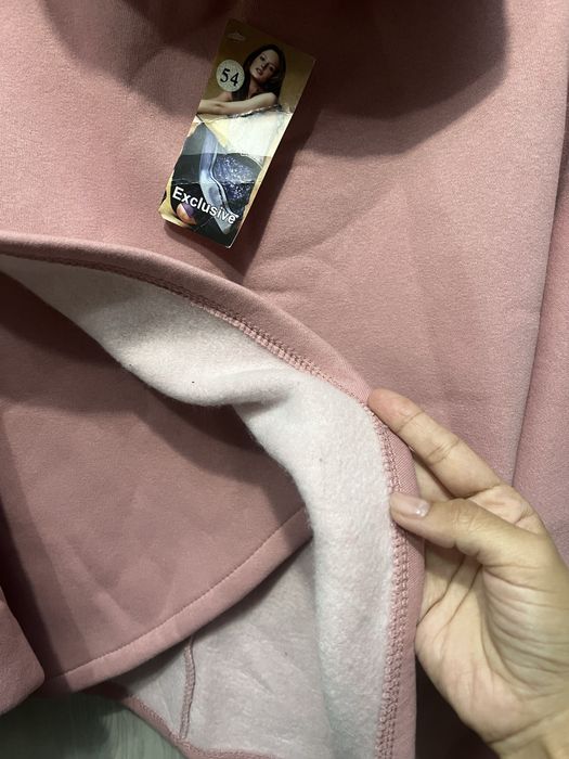 Кофта пончо худи