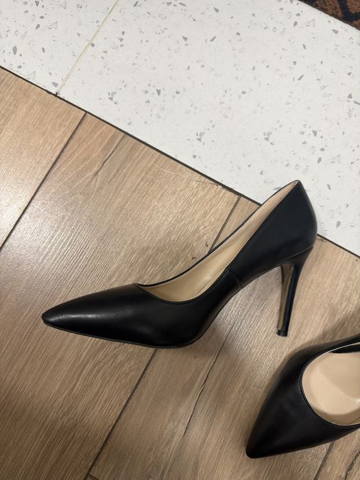 Туфли черные, лодочки