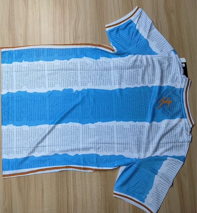 tricou editie speciala Argentina cu versuri din imnul Atgentinei