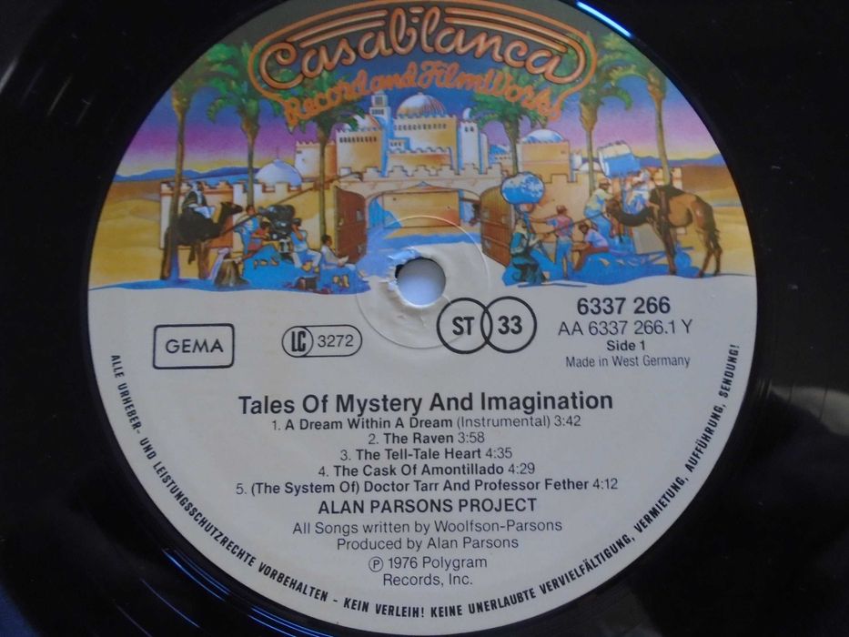 плочи the Alan Parsons project